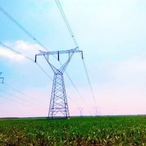 500 Kv Linear Power Transmission Angle Steel Tower